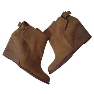 Lucky Brand Suede Booties
